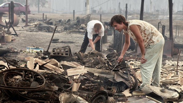 РОСГОССТРАХ в Московской области выплатил более 3,2 млн рублей за сгоревший дом